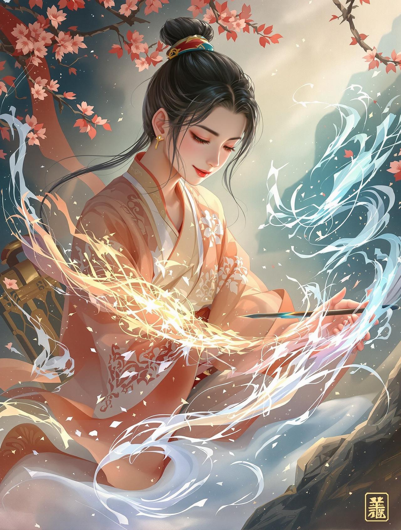 无尽动漫精选古风番剧《画灵渡》- 以墨为舟，渡你入画